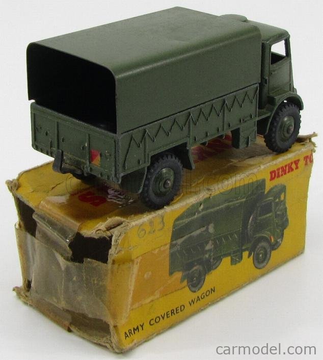 DINKY ENGLAND 623 Scale 1/43 | TRUCK ARMY WAGON TRUCK MILITARY GREEN