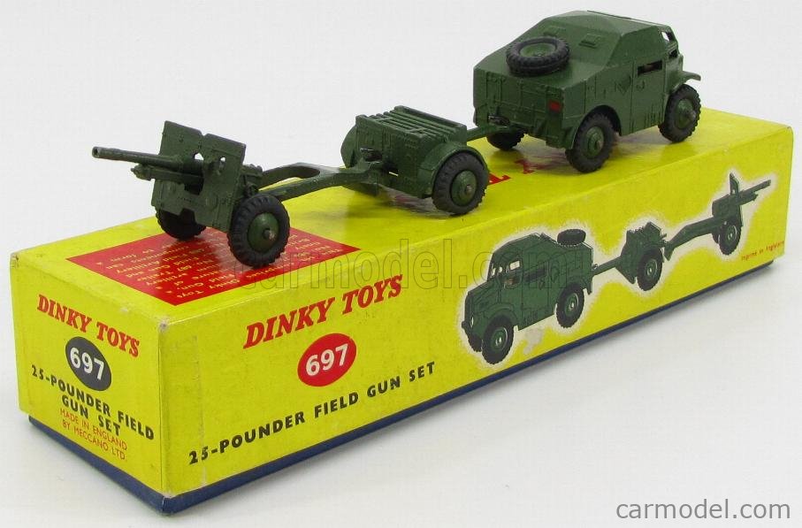Dinky Toys Ancien N°697 – Pounder Gun Unit – Bon état – Sans Boîte – Collection