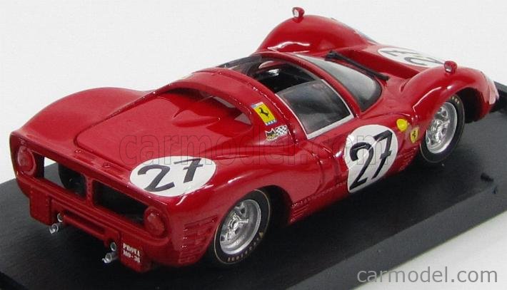 BRUMM R158-UPD Scale 1/43 | FERRARI 330 P3 4.0L V12 TEAM N.A.R.T. NORTH ...