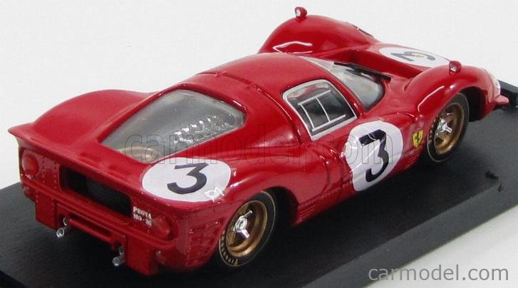 BRUMM R159-UPD Scale 1/43 | FERRARI 330 P4 SCUDERIA FERRARI N 3 1000km ...