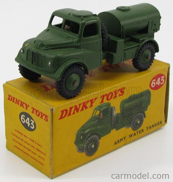 DINKY ENGLAND 643 Scale 1/50 | TRUCK ARMY WATER TANKER + FIGURES ...