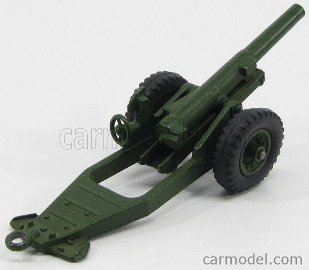 DINKY ENGLAND 693 Scale 1/43 | GUN 7.2 HOWITZER GUN MILITARY GREEN