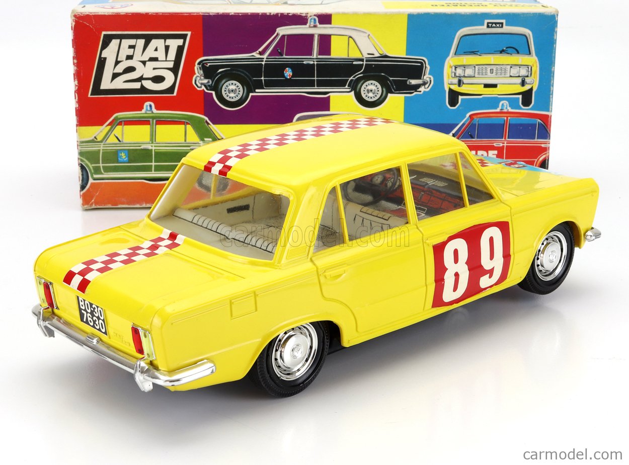 MARCHESINI PLAST 763 Scale 1/16 | FIAT 125 RALLY DES ALPES N 89 YELLOW