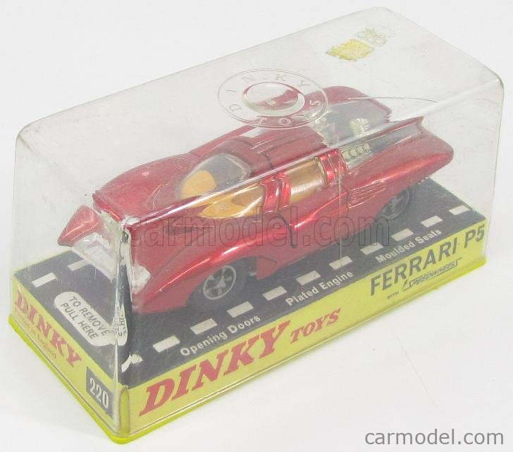 DINKY ENGLAND 220 Scale 1/43 | FERRARI P5 1968 RED MET