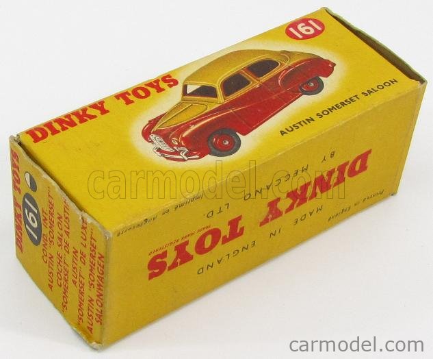 DINKY ENGLAND 161 Scale 1/43 | AUSTIN SOMERSET SALOON BLACK BEIGE