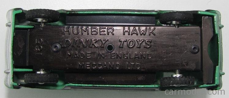 美品レアカラー　英国製DINKY TOYS HUMBER HAWK ミニカー Dinky 165, Humber Hawk - Free Price Guide & Review