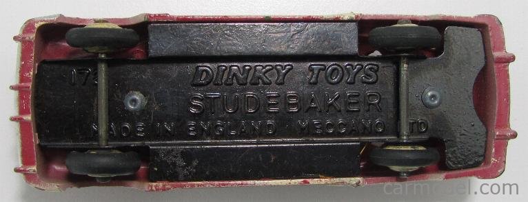 DINKY ENGLAND 172 Scale 1/43  STUDEBAKER LAND CRUISER BORDEAUX IVORY