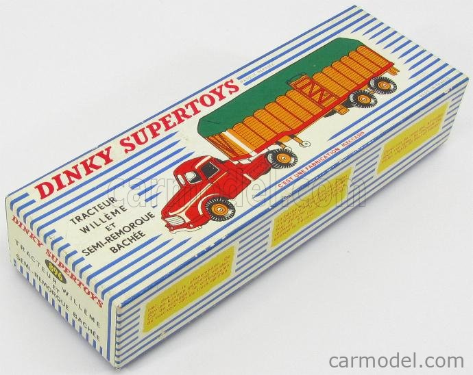 Dinky Toys 1:43 - 1 - Coche a escala - Tracteur Willeme semi-remorque bachée Réf 36B - Catawiki