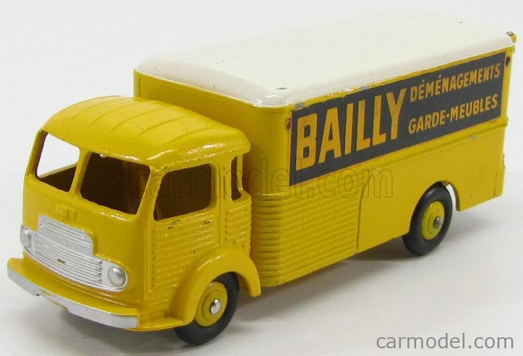 DINKY FRANCE 33 Масштаб 1/43  SIMCA CARGO TRUCK CASSONATO 2-ASSI BAILLY 1960 YELLOW WHITE BLACK