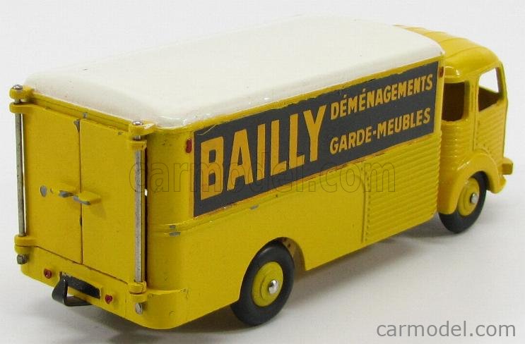 DINKY FRANCE 33 Echelle 1/43  SIMCA CARGO TRUCK CASSONATO 2-ASSI BAILLY 1960 YELLOW WHITE BLACK