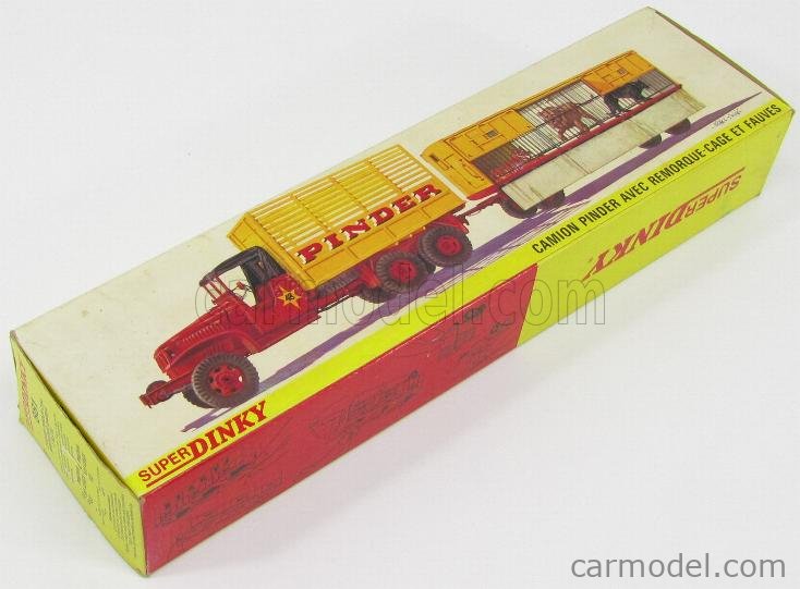 Dinky Toys 1/43 GMC Cirque Pinder – Jouet Ancien De Collection