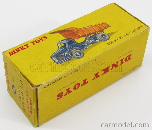 Miniature Berliet Stradair Benne Orange MOB FRANCE - Echelle 1/18 - 75 Cm - Occasion