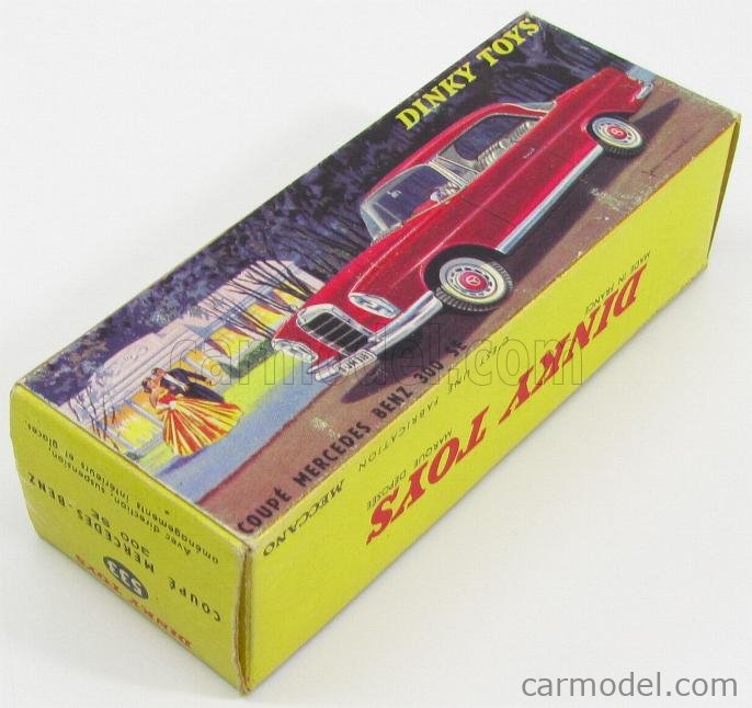 ANCIENNE DINKY TOYS FRANCE 533 COUPE MERCEDES BENZ 300 SE + Boîte d'origine EUR 180,00 - FR