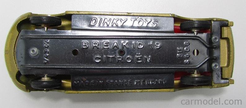 DINKY TOYS FRANCE - 539 - Citroën Break ID 19 - Dernière version - En boite
