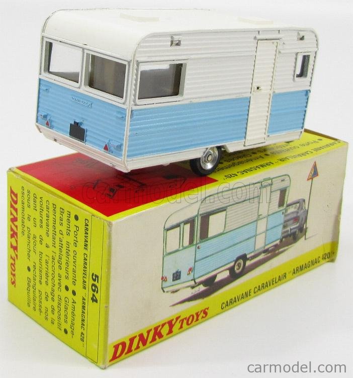 Caravane CARAVELAIR "Armagnac 420" 1:43 Dinky Toys 564 Atlas