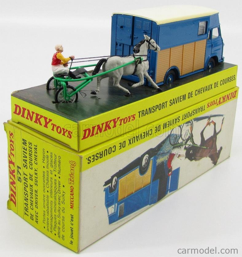 DINKY TOYS ATLAS 1/43 - Saviem SG Transport de Chevaux de Courses - ER