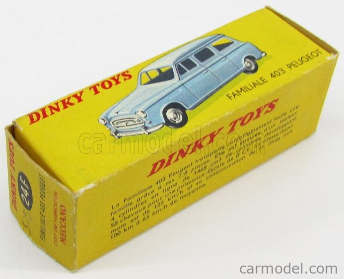 AU JOUET PARISIEN: Dinky Toys France Modèle n° 24F / 525 Peugeot 403