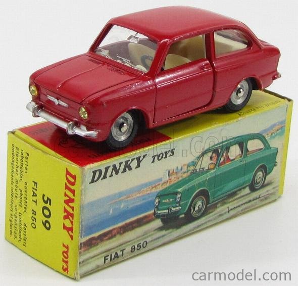 DINKY FRANCE 509 Scale 1/43 | FIAT 850 RED