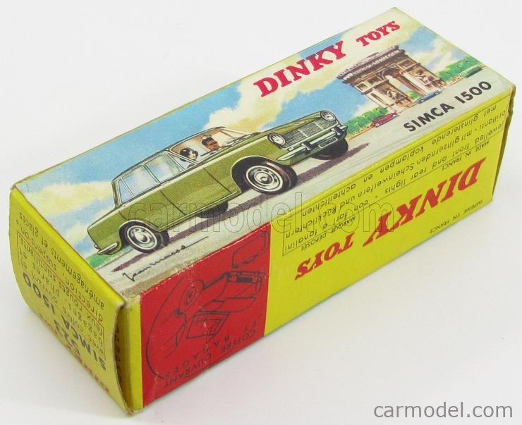 1:43 Atlas Dinky Toys 523 für Simca 1500 blau Druckguss Modellspielzeug Auto Limited Collection Auto Geschenk