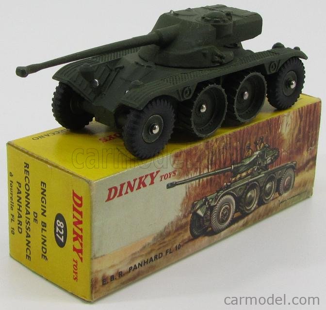 BOITE militaire char panhard FL10 n97 dinky repro ref 827 