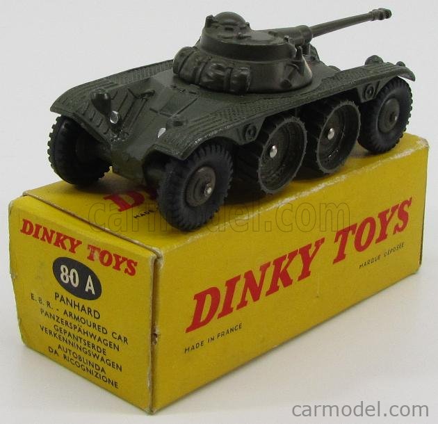 DINKY FRANCE 815 Scale 1/43 | PANHARD E.B.R. TANK ARMOURED CAR MILITARY ...