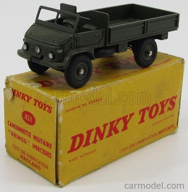 Military Dinky Toys N37 Box Repro Truck Mercedes Unimog II ref.804 