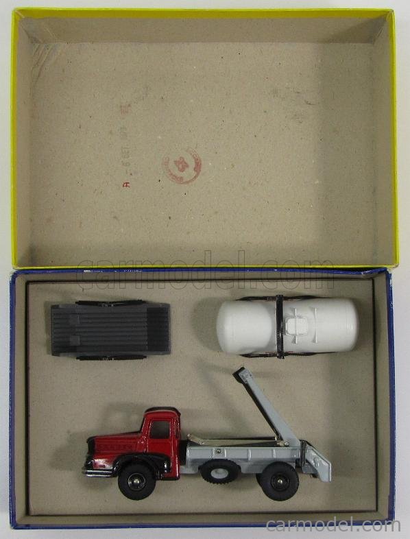 CAMION UNIC MULTIBENNE ET CITERNE PRIMAGAZ - DINKY SUPERTOYS - N° 805 - 1/43