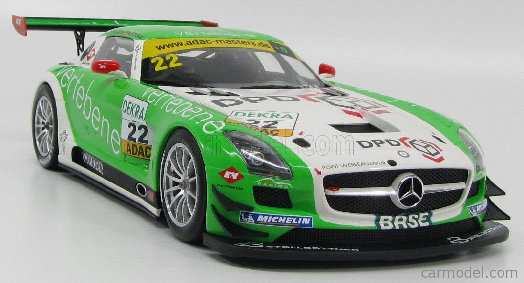 Mercedes Benz SLS AMG GT3 - die cast - modèle de collection - Minichamps 151113196 Mercedes Benz SLS AMG GT3 - die cast - modèle de collection - Minichamps 151113196