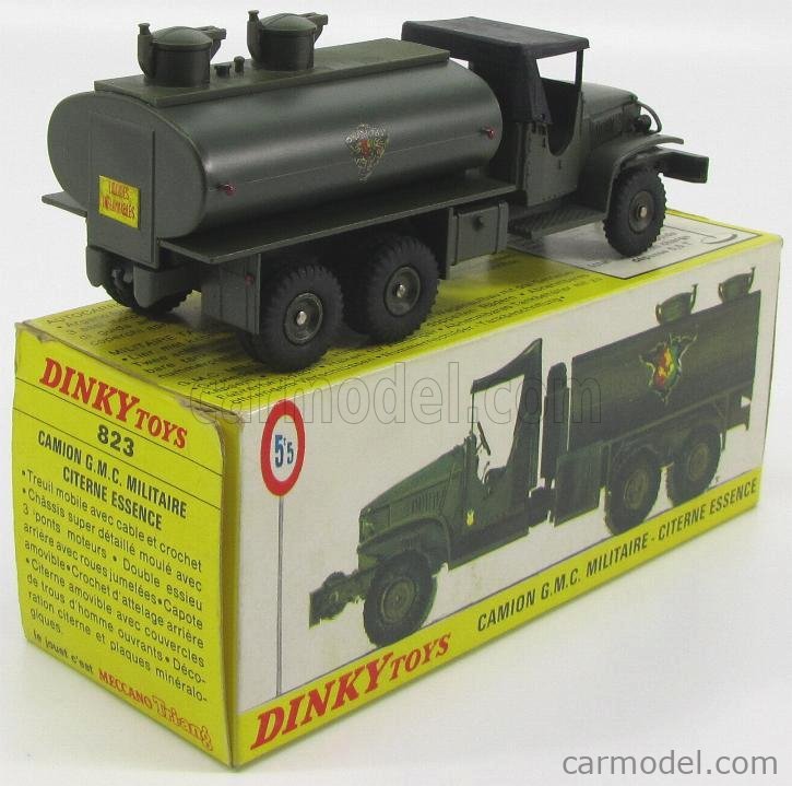 DINKY TOYS militaire Camion GMC citerne super dinky ref 823 avec chauffeur