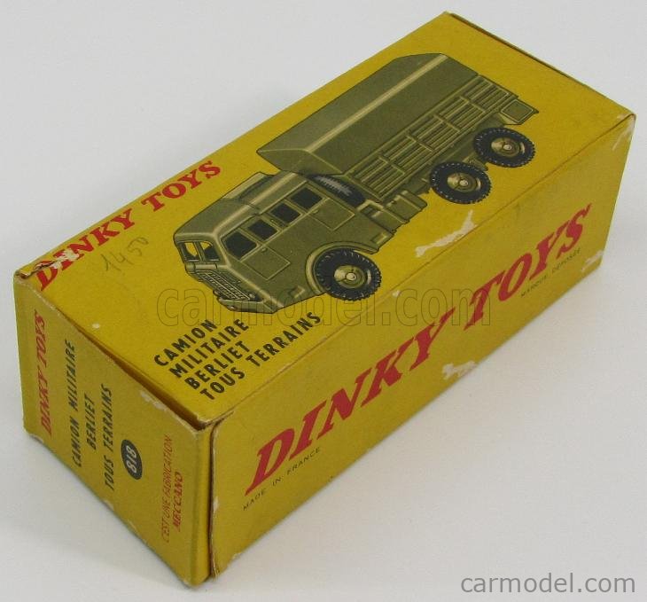 DINKY FRANCE 818 Scale 1/43 | BERLIET TRUCK CAMION MILITAIRE TOUS ...