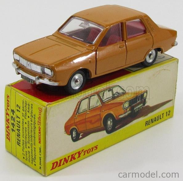 Dinky Toys 1:43 - Voiture miniature - 1424 Renault 12 TL - En boîte