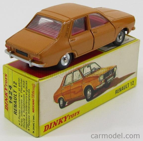 Boîte Vide Dinky Toys Renault 12 Réf 1424 - Collection 1:43