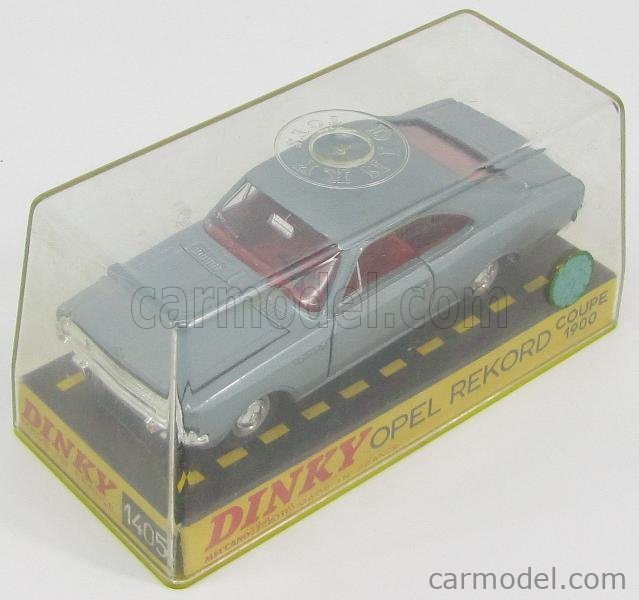 DINKY FRANCE 1405 Scale 1/43 | OPEL REKORD 1900 COUPE WITH ROAD