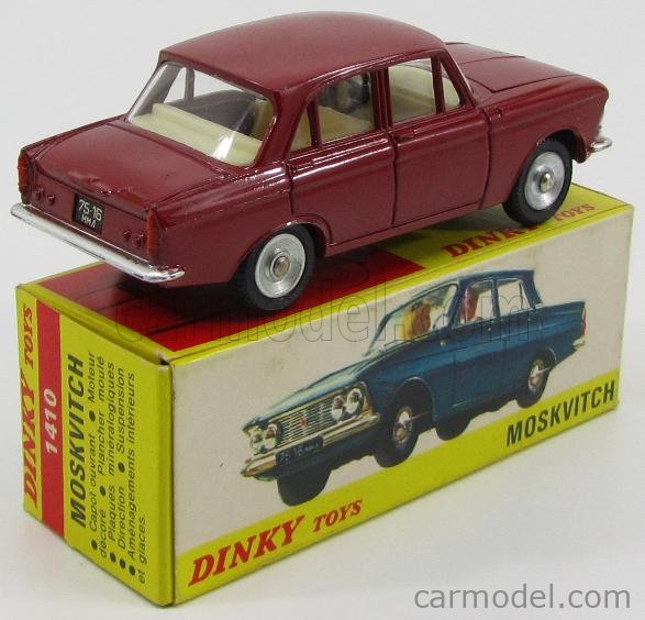 DINKY FRANCE 1410 Scale 1/43 | MOSKVITCH 408 BORDEAUX