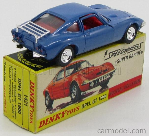 Dinky Toys 1421 Opel GT - Boîte Vide D'origine - Collection
