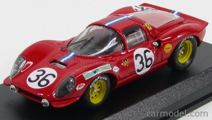 FERRARI - DINO 206s COUPE TEAM NORTH AMERICAN RACING N 36 24h LE MANS 1968  F.CHEVALIER - B.L.DE GIUSEPPE