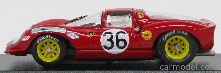 FERRARI - DINO 206s COUPE TEAM NORTH AMERICAN RACING N 36 24h LE MANS 1968  F.CHEVALIER - B.L.DE GIUSEPPE