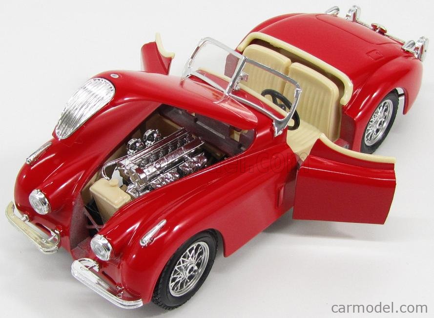 Voiture de collection miniature Burago Jaguar XK 120 Roadster 1948 -  Ressourcerie Histoires Sans Fin