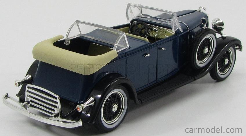 EDICOLA / Scale 1/32 | LINCOLN PHAETON CABRIOLET 1932 BLUE BLACK BEIGE