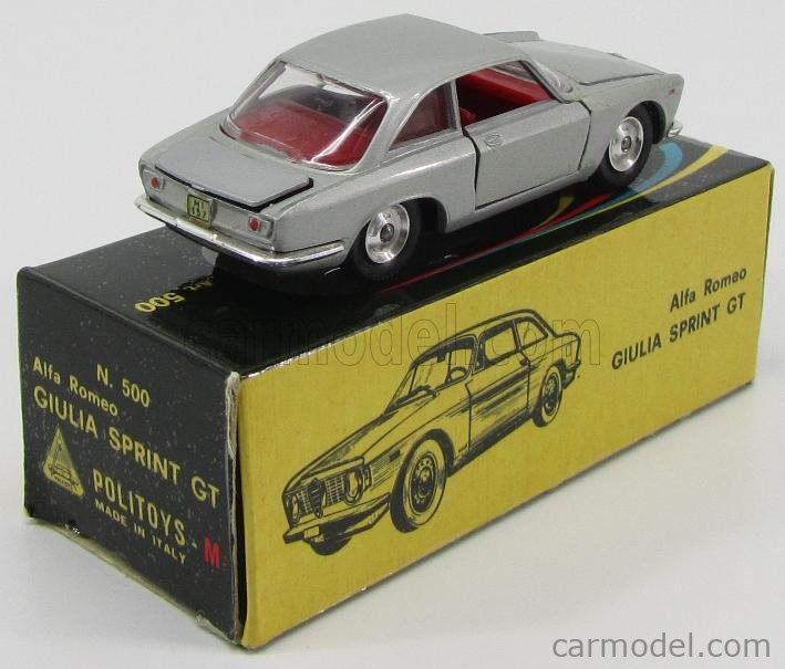 ミニカー POLITOYS-M ALFA ROMEO GIULIA 1600 Vintage Politoys-M #529 Alfa Romeo Giulia 1600 Canguro. | eBay
