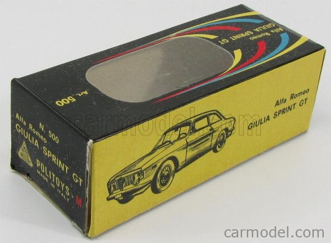 POLITOYS POLISTIL POLMS500 Scale 1/43 | ALFA ROMEO GIULIA