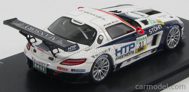 Mercedes SLS AMG GT3 ADAC GT Masters 2011 – Schuco 1/43 – Résine Montée