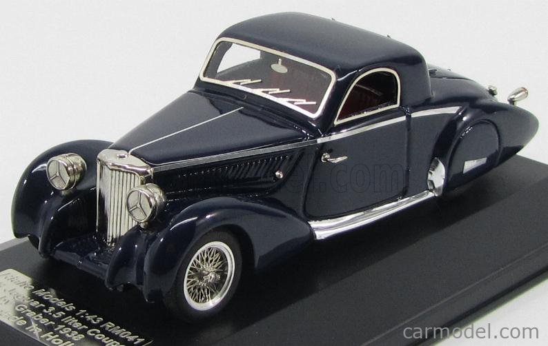 RIALTO-MODELS RM041-BLUE Scale 1/43 | JAGUAR SS 3.5 LITER COUPE 2-DOOR ...