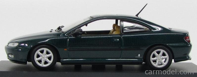Peugeot 406 Coupé 1997 Minichamps 1/43 - Couleur Bordeaux (sans Boîte)