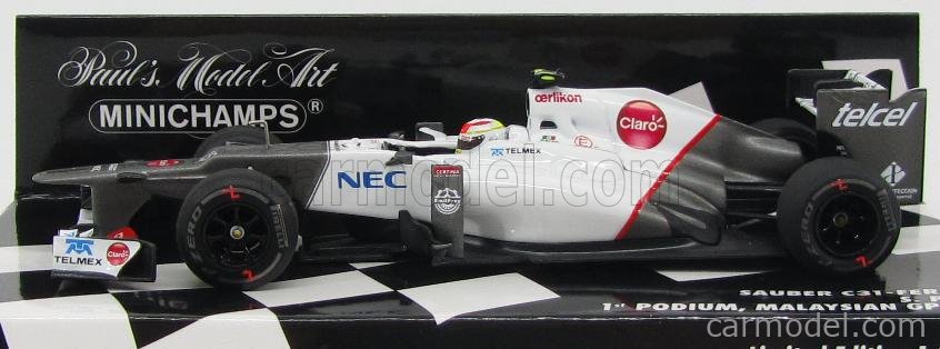 Sauber F1 Team #12 - Die cast - modelo listo para coleccionistas -  Minichamps 410130082
