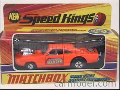 MATCHBOX K22 Scale 1/43 | DODGE DRAGSTER ORANGE