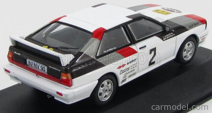 VANGUARDS VA12903 Scale 1/43 | AUDI QUATTRO N 2 WINNER RALLY SWEDISH ...