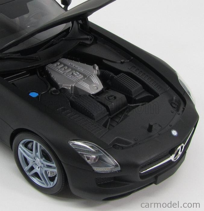 MERCEDES SLS AMG 6.3 COUPE BROWN METAL 2010 MINICHAMPS 100039028 1:18 BENZ