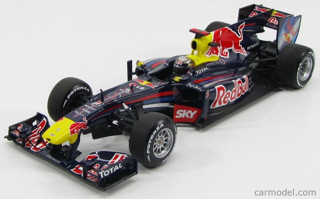 RED BULL - F1 RB6 N 5 WINNER BRAZILIAN GP 2010 SEBASTIAN VETTEL WORLD  CHAMPION