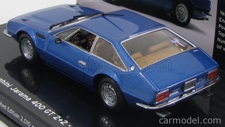 Minichamps 1:43 Lamborghini Jarama 1974 - Argent Métal - Édition Limitée